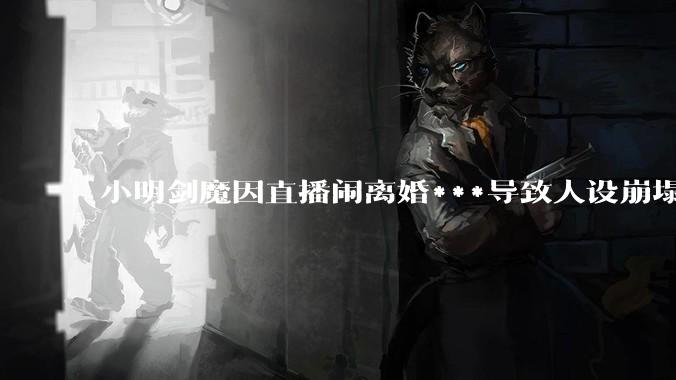 小明剑魔因直播闹离婚***导致人设崩塌，这反映了什么问题？